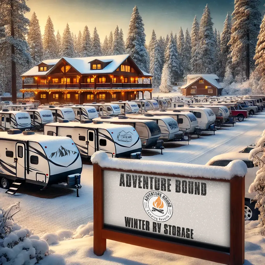 Winter RV storage at Adventure Bound Beaver Trails